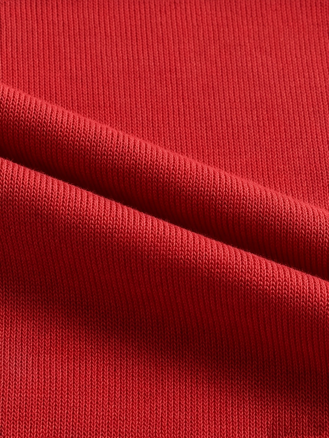 Kapuzen-Strickjacke | Rot