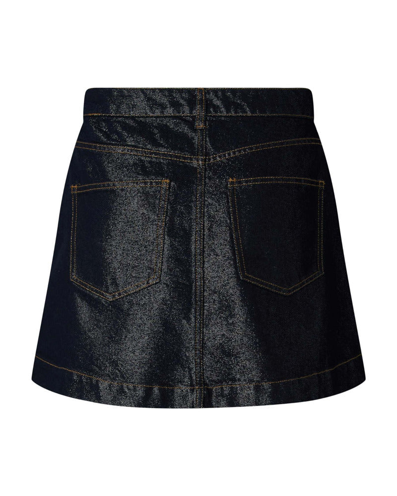 Elna | Kurzer Jeansrock mit Glitzer