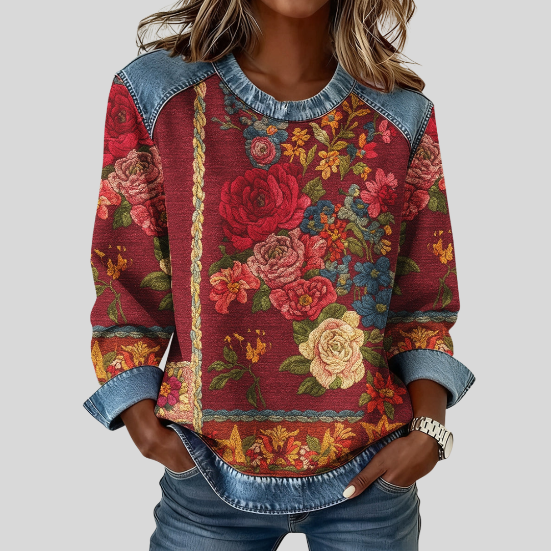 Pien | Sweatshirt mit Blumenprint