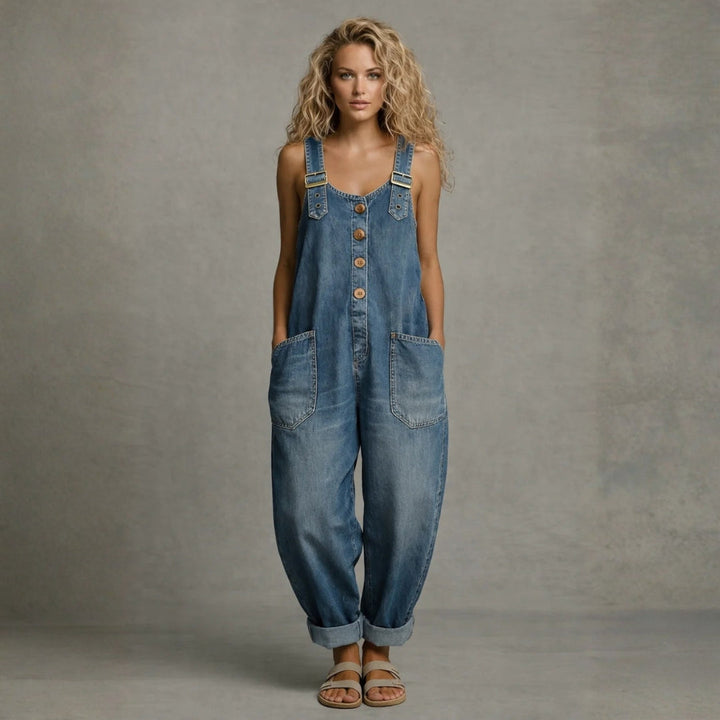 Harriet | Jeans-Jumpsuit mit Taschen