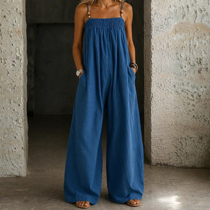 Molly | Jeans-Jumpsuit mit weitem Bein
