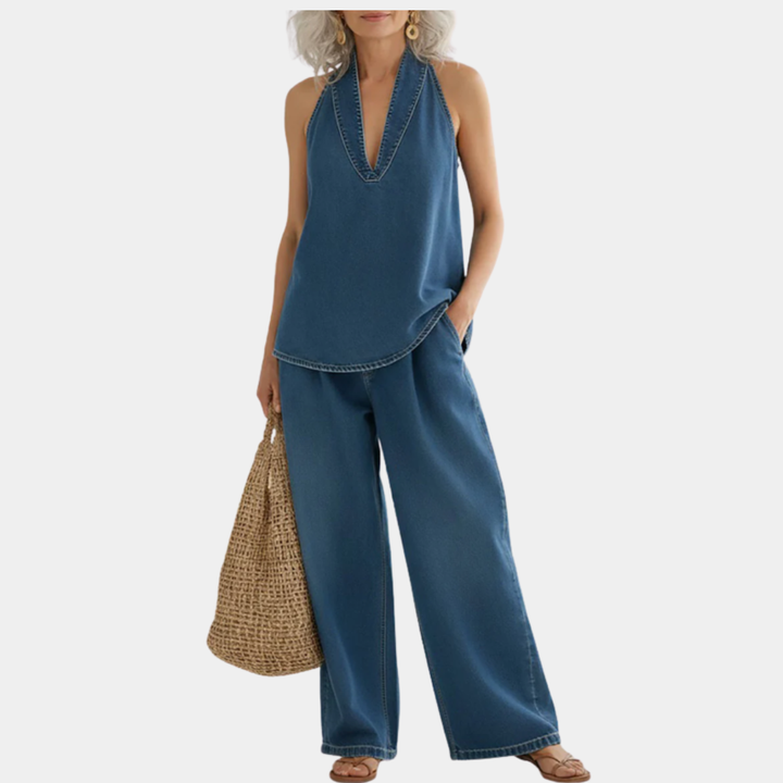 Sienna | Zweiteiliges Jeans-Set