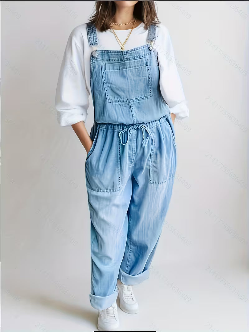 Hannah | Lässiger Jeans-Jumpsuit