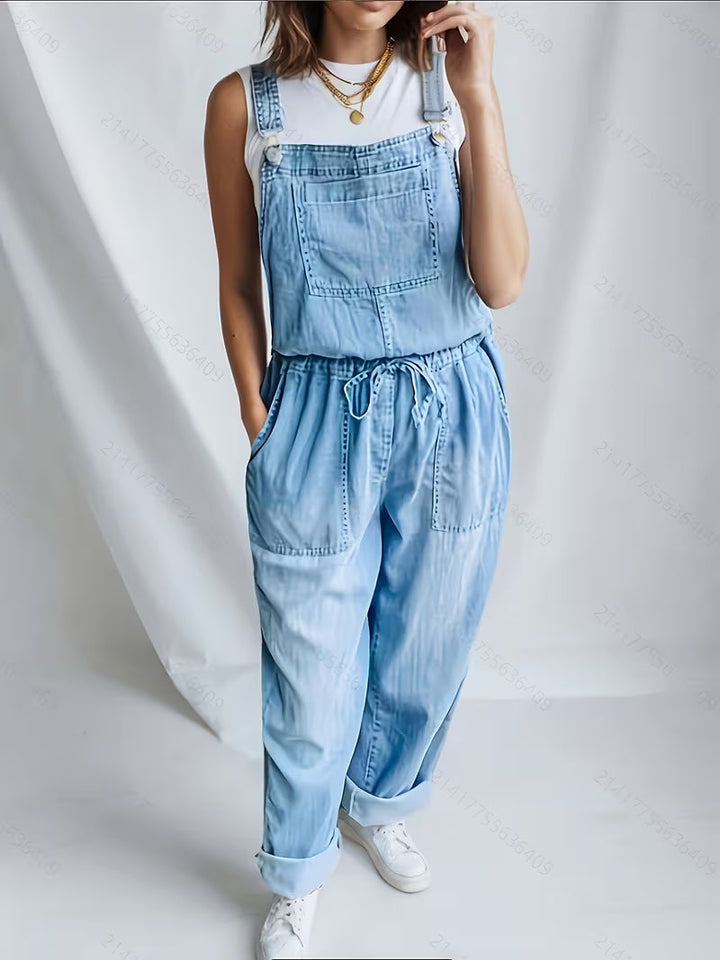 Hannah | Lässiger Jeans-Jumpsuit
