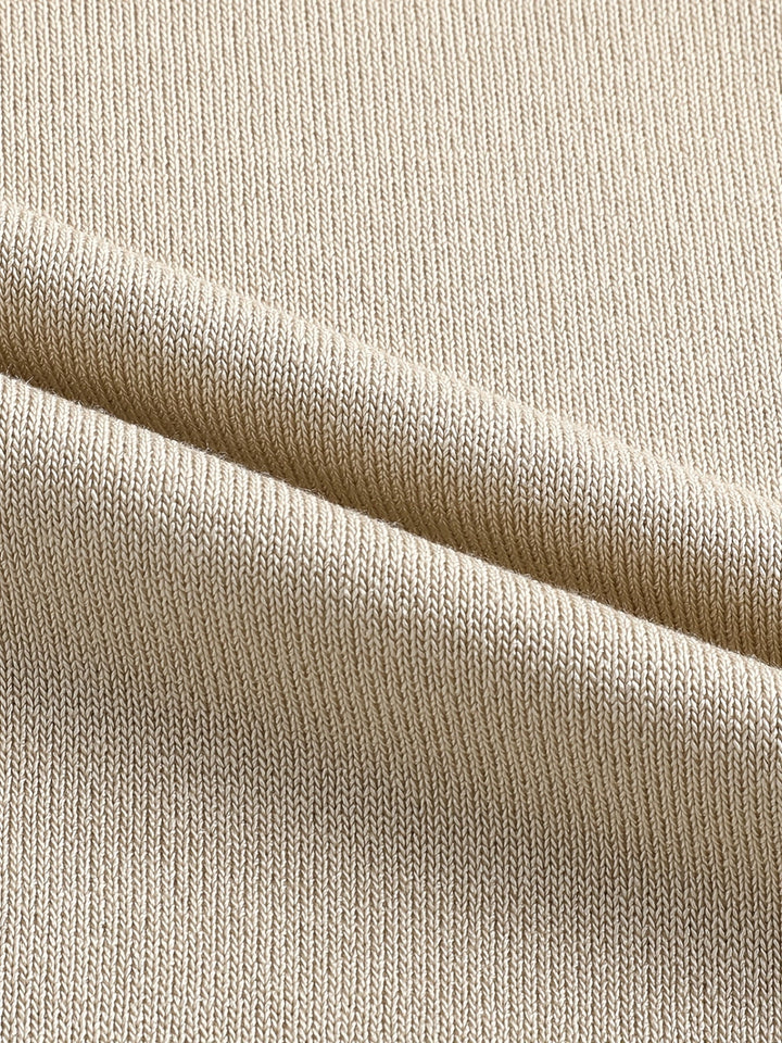 Kapuzen-Strickjacke | Khaki