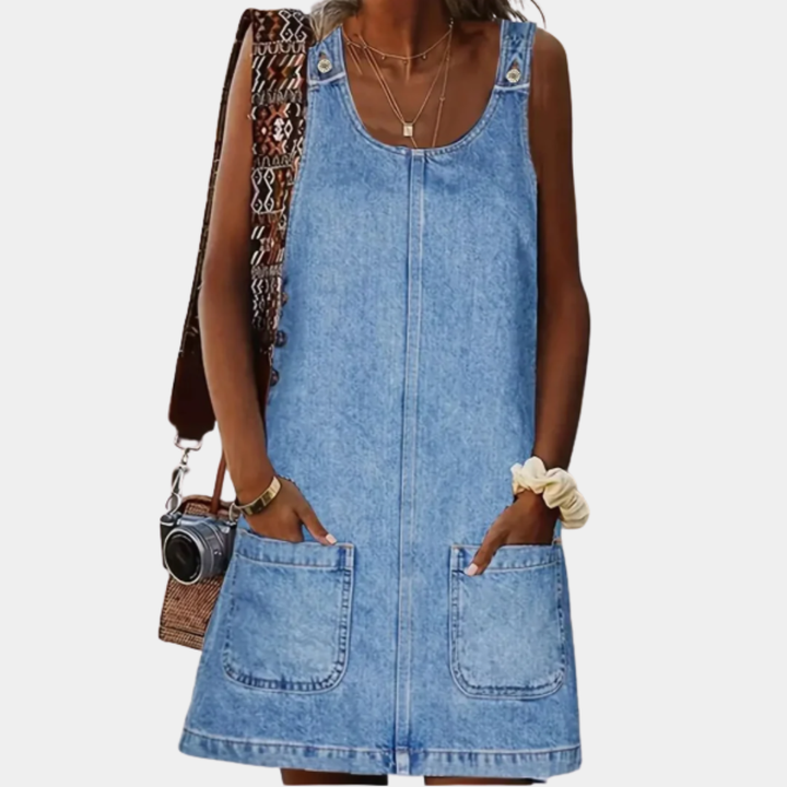 Jessica | Lässiges Jeanskleid