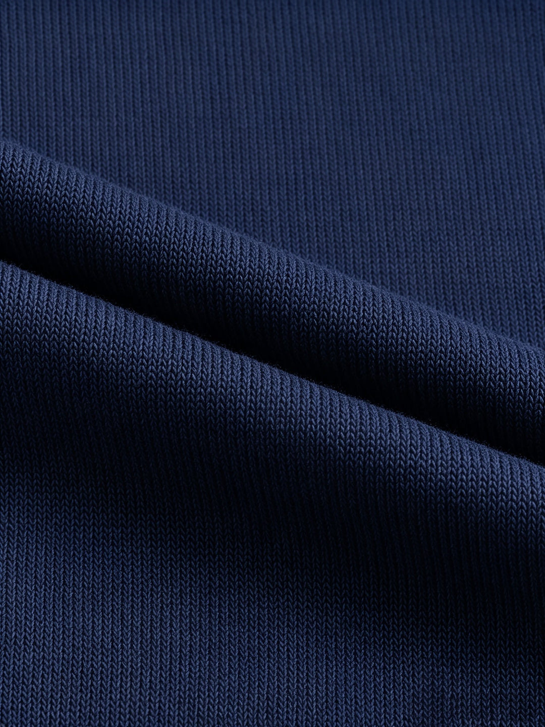 Kapuzen-Strickjacke | Marineblau