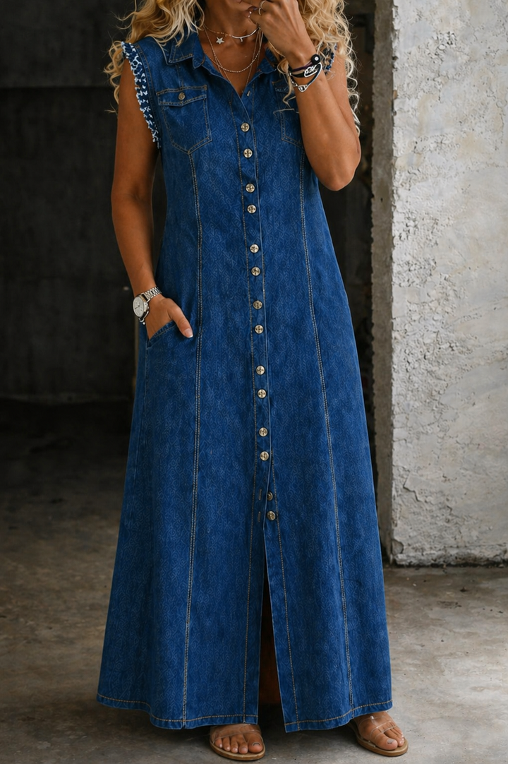 Saskia | Jeanskleid in großen Größen