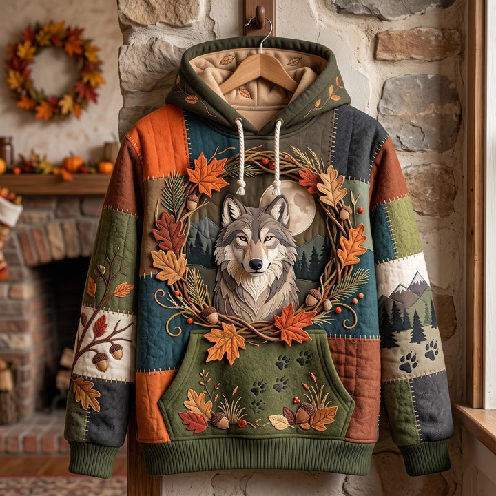 Pia | Kapuzenpullover Waldwolf