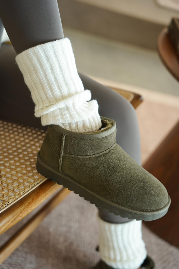 Damen wasserabweisende Winterstiefeletten mit warmem Innenfutter