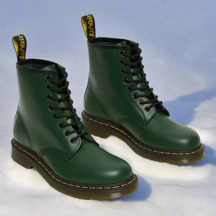 Damen Schnürstiefel mit gepolstertem Fußbett und Gummisohle