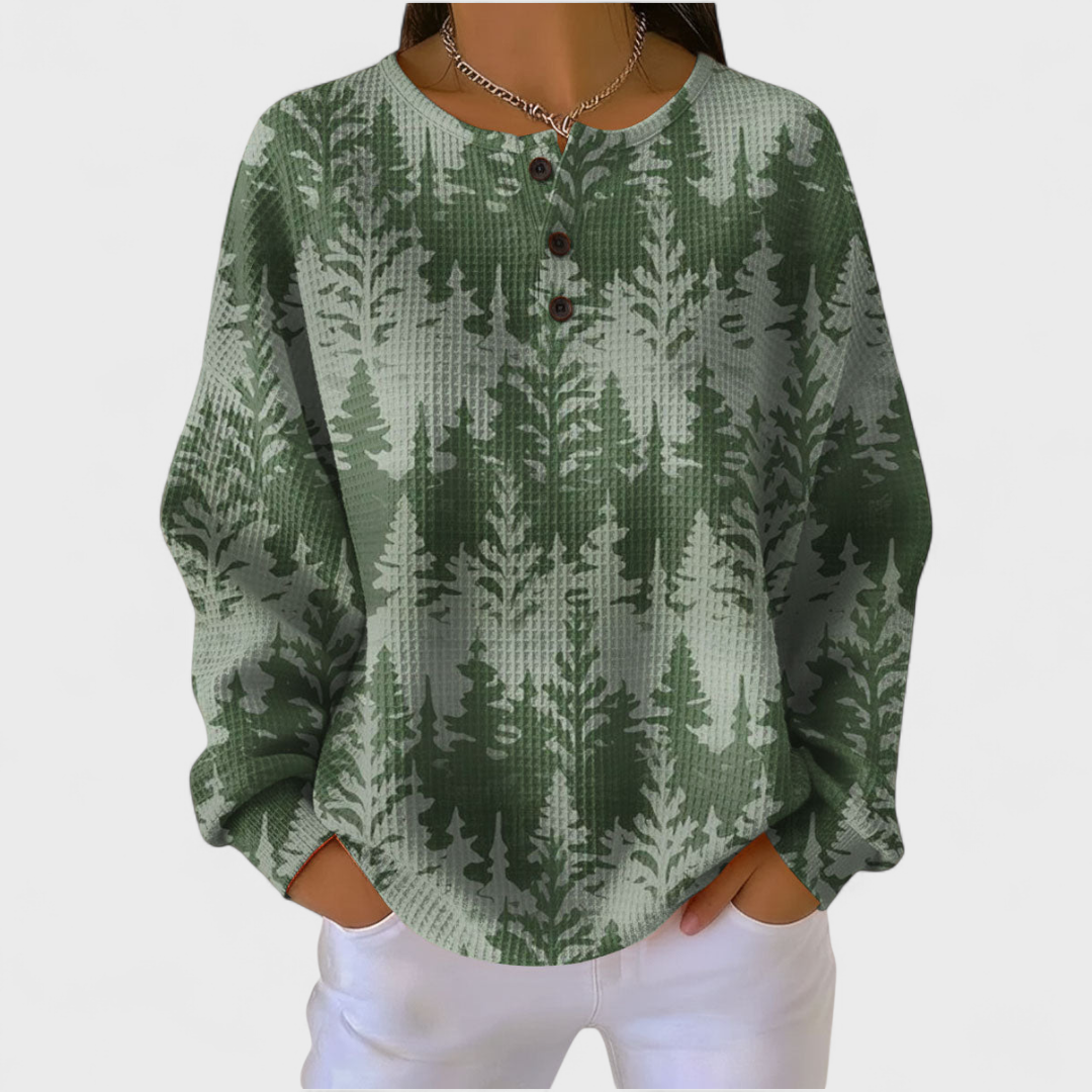 Hannah | Sweatshirt mit klassischem Baummotiv
