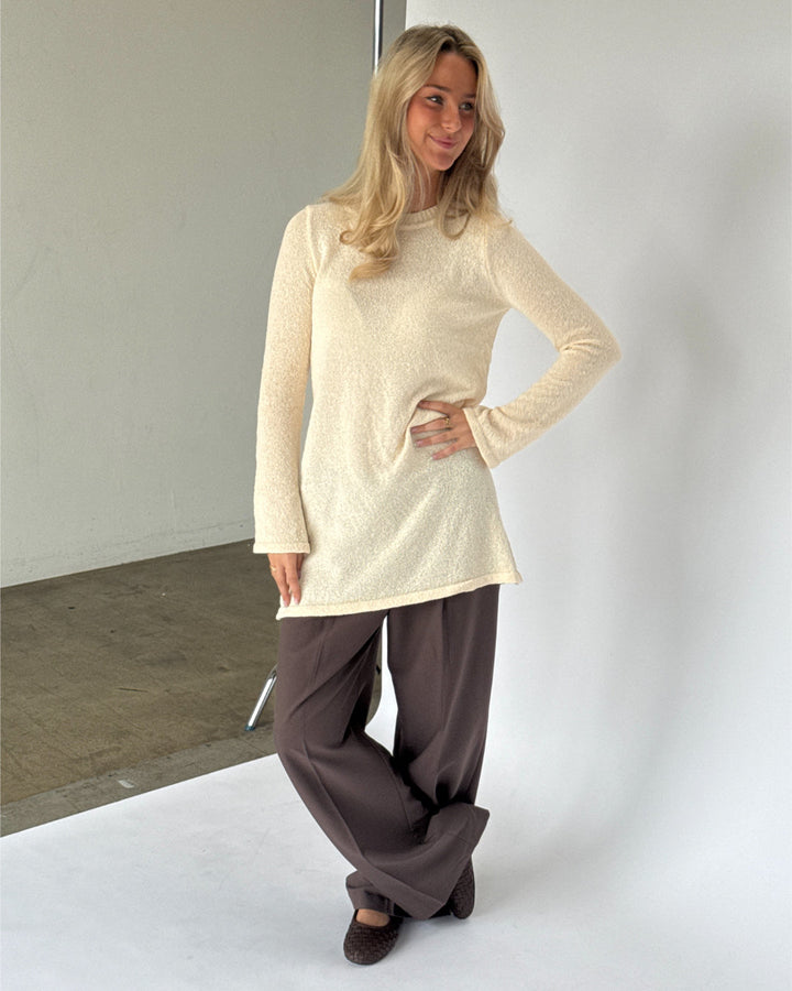 Kai | Strickkleid, Creme