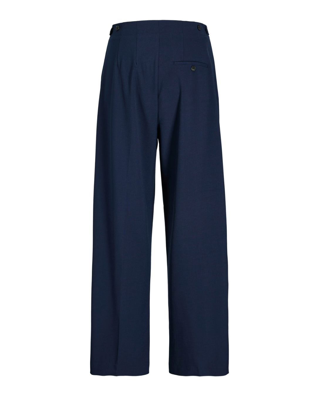 Kate | Weite Bundfaltenhose, Navy