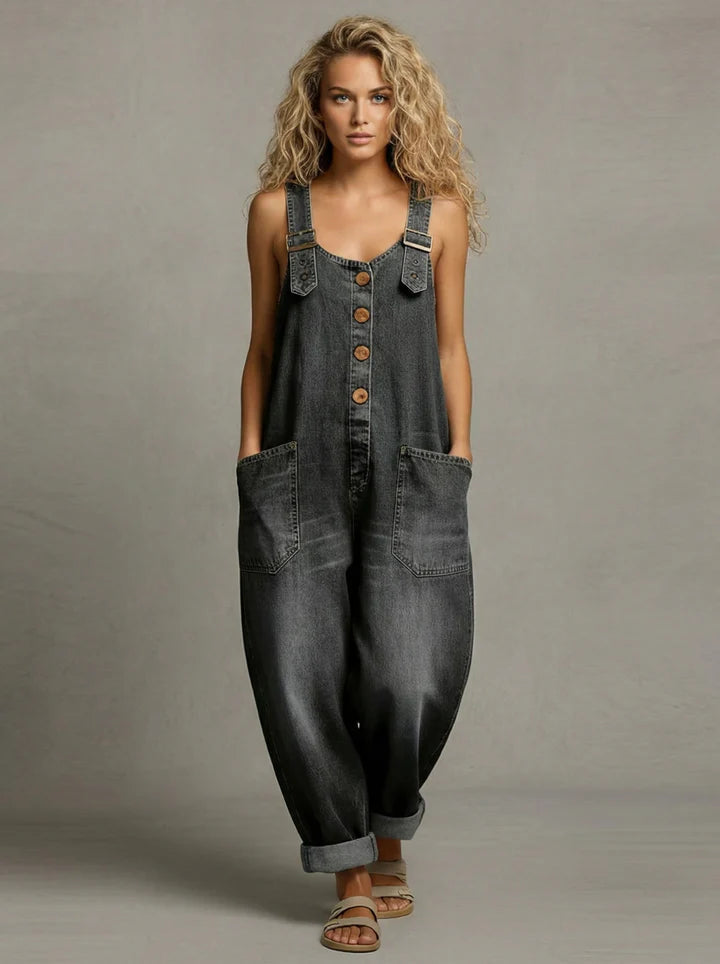 Harriet | Jeans-Jumpsuit mit Taschen