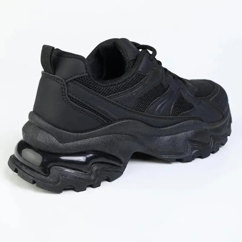 Damen Sneaker mit Plateausohle und gepolstertem Fußbett