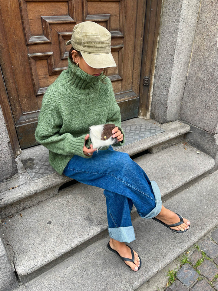 Myr | Cap aus gewaschener Baumwolle, Khaki
