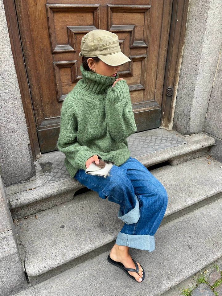 Myr | Cap aus gewaschener Baumwolle, Khaki