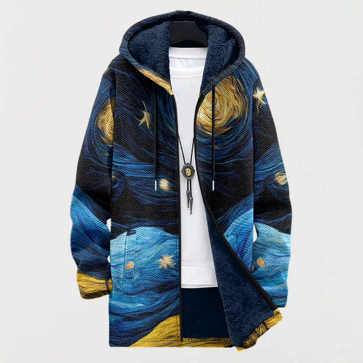 Harper | Mantel mit Sternenhimmel-Muster