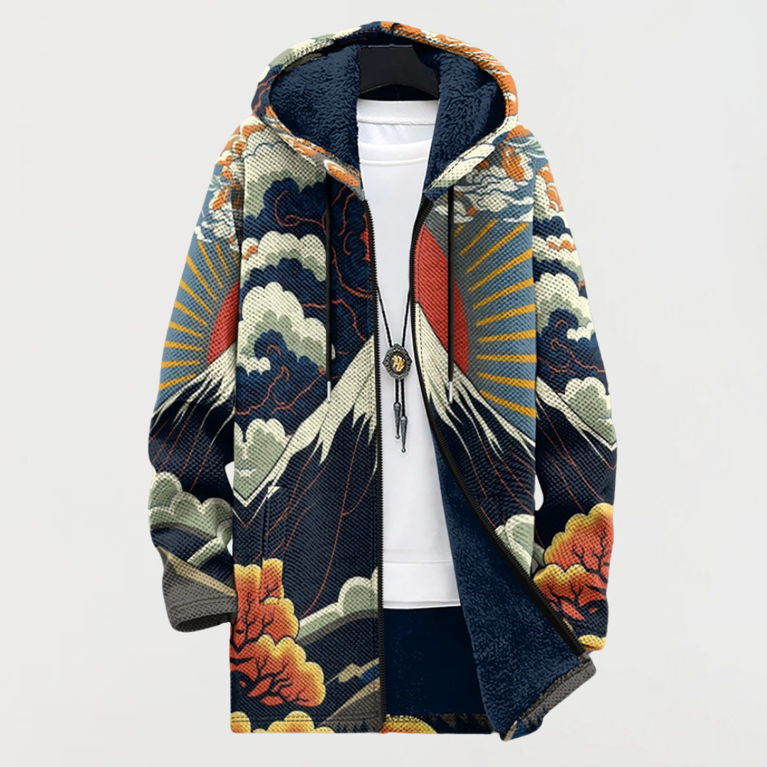Wren | Sweatshirt mit Sonnenaufgang-Print