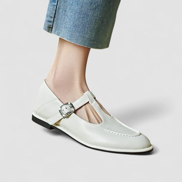 Blandine | Mary Jane Schuhe mit flachem Absatz