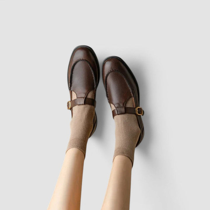 Ariette | Mary Jane Schuhe mit eckiger Kappe