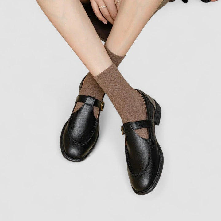 Ariette | Mary Jane Schuhe mit eckiger Kappe