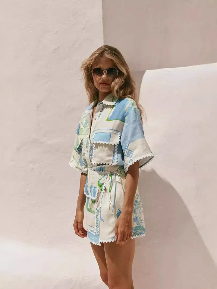 Solene - Schickes Patchwork-Ensemble