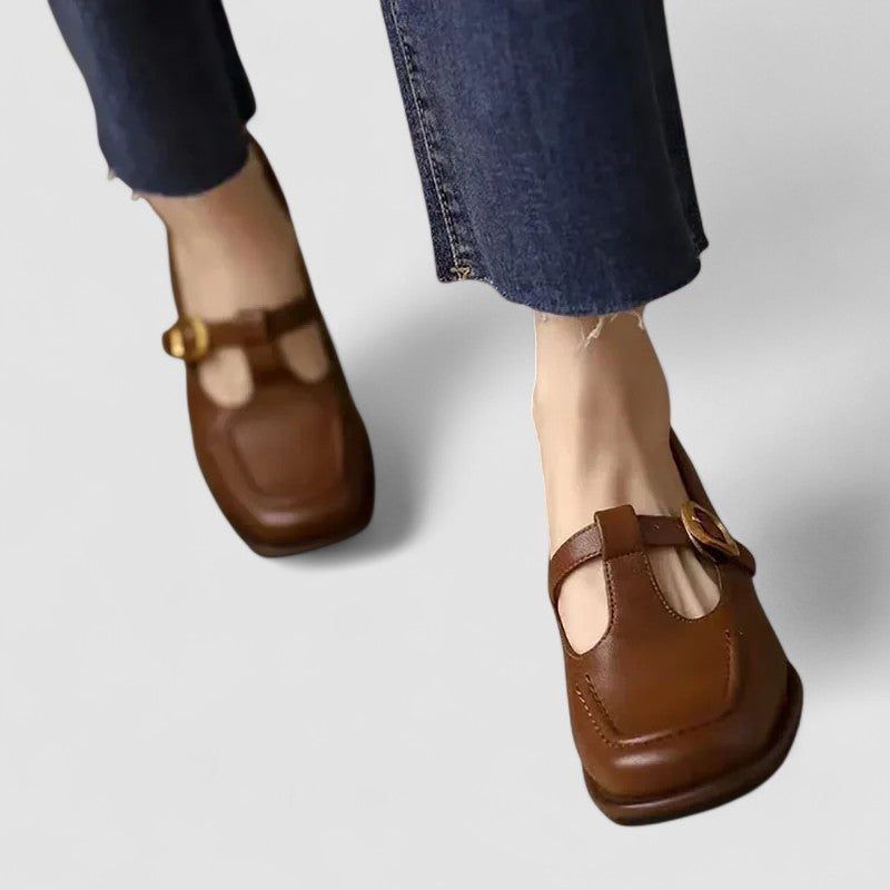 Blanche | Mary Jane Schuhe mit T-Steg