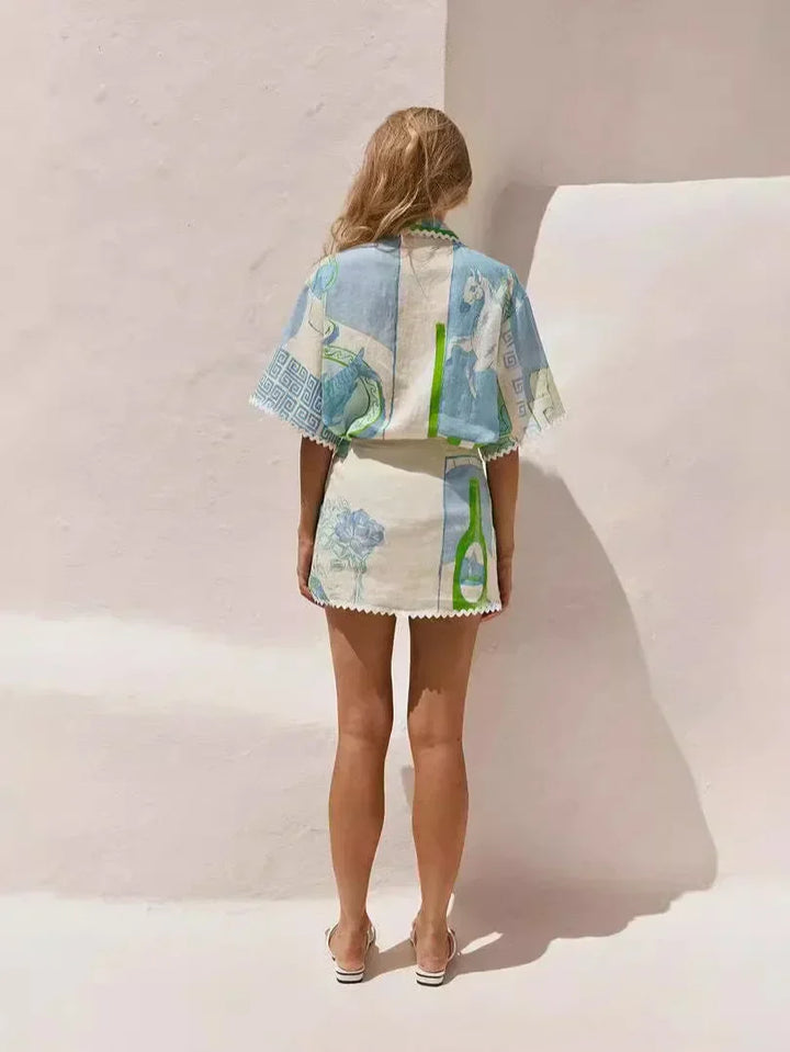 Solene - Schickes Patchwork-Ensemble