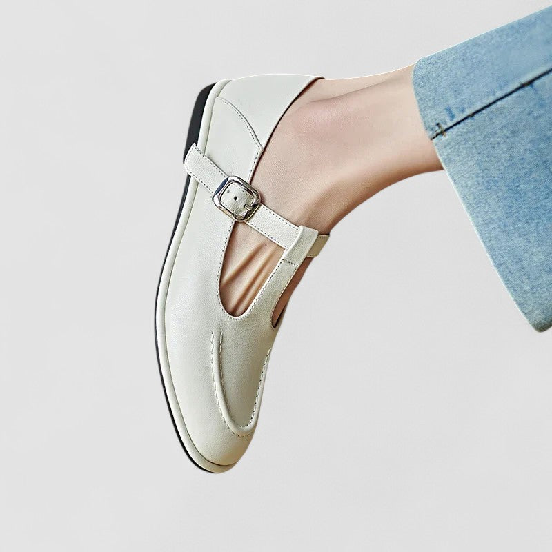 Blandine | Mary Jane Schuhe mit flachem Absatz