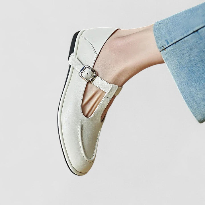 Blandine | Mary Jane Schuhe mit flachem Absatz