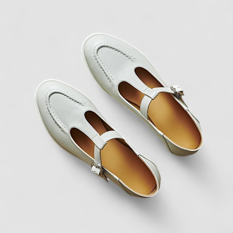 Blandine | Mary Jane Schuhe mit flachem Absatz