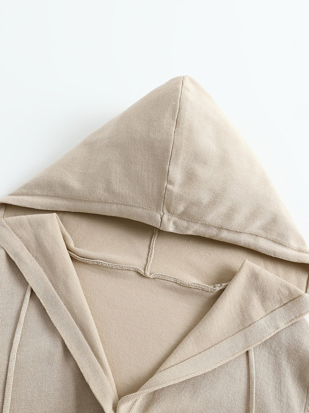 Kapuzen-Strickjacke | Khaki