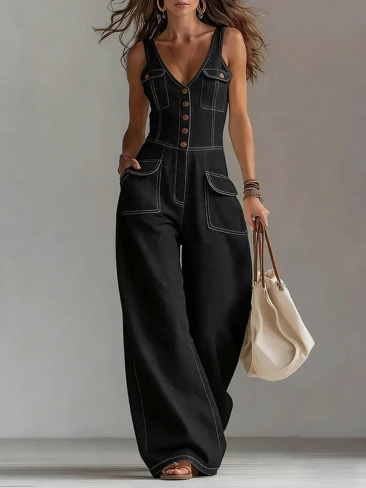 Megan | Lässige Jeans-Latzhose