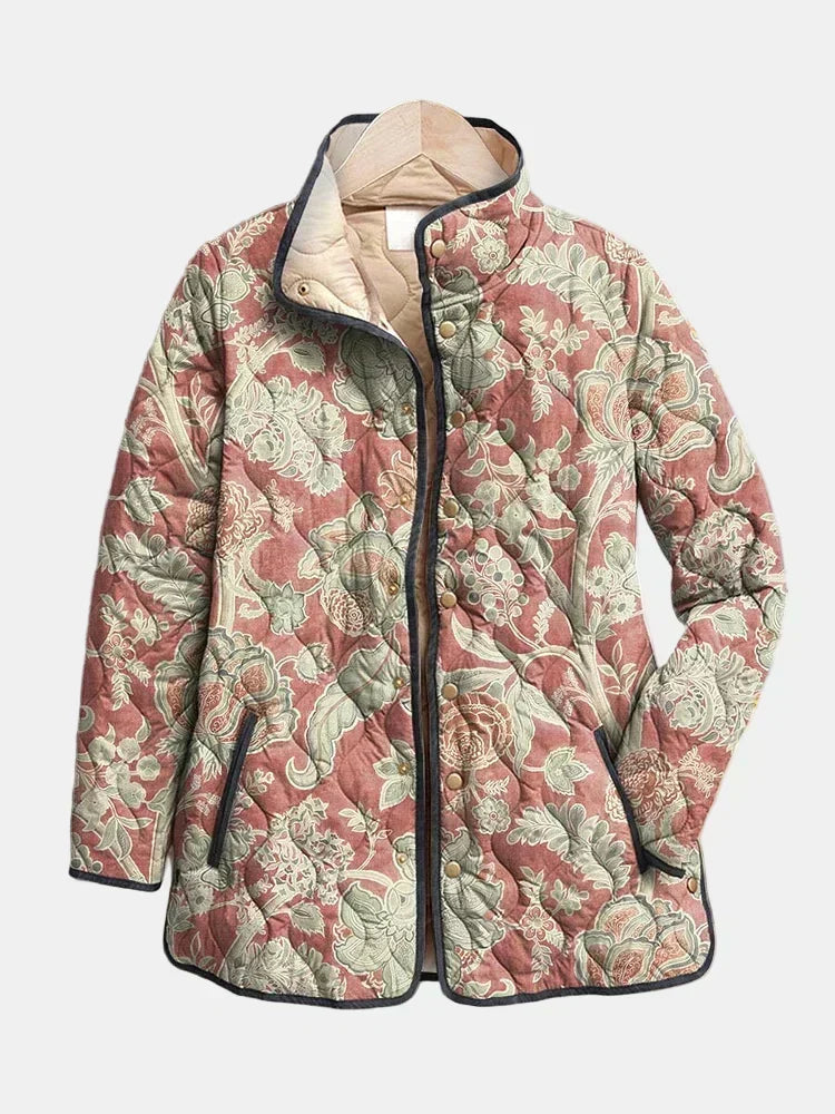 Naya | Legere Vintage-Jacke mit Blumenmuster