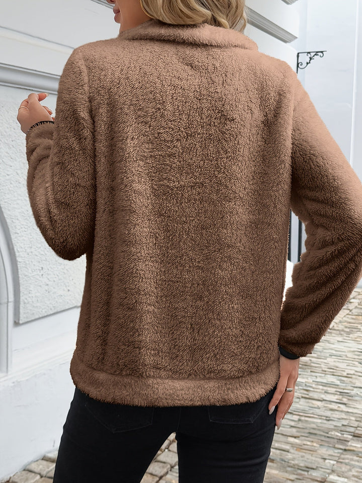 Juliette | Halblanger Hoodie mit Reißverschluss