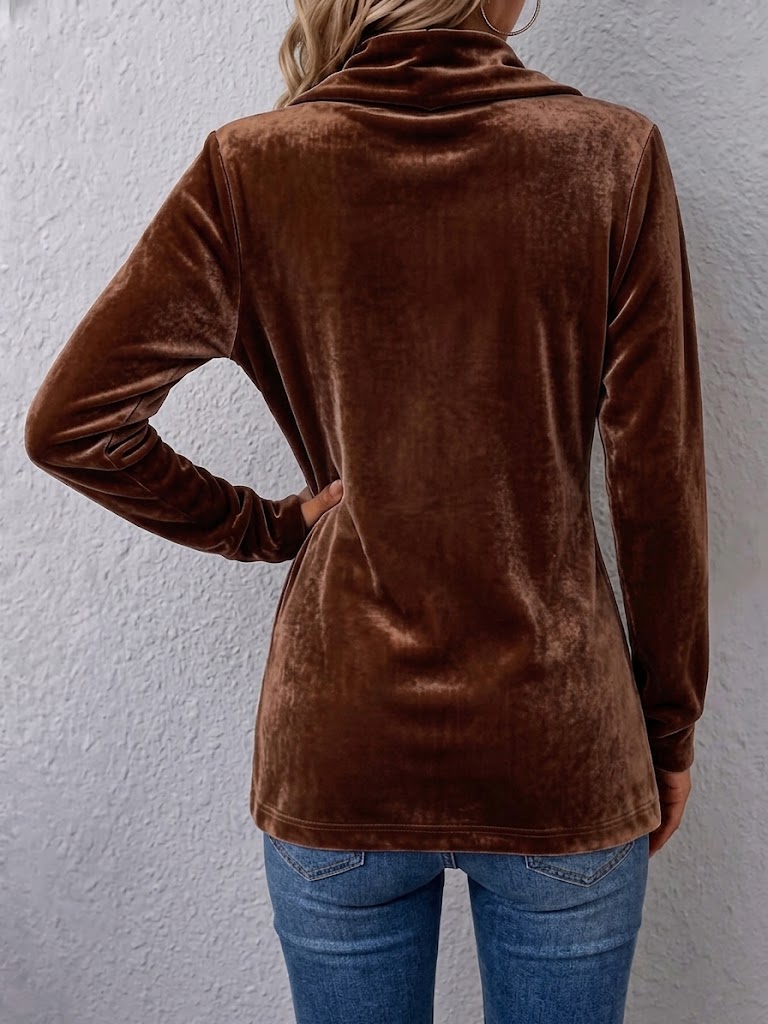 Avery | Vintage Blazer mit Zierknöpfen und offener Front