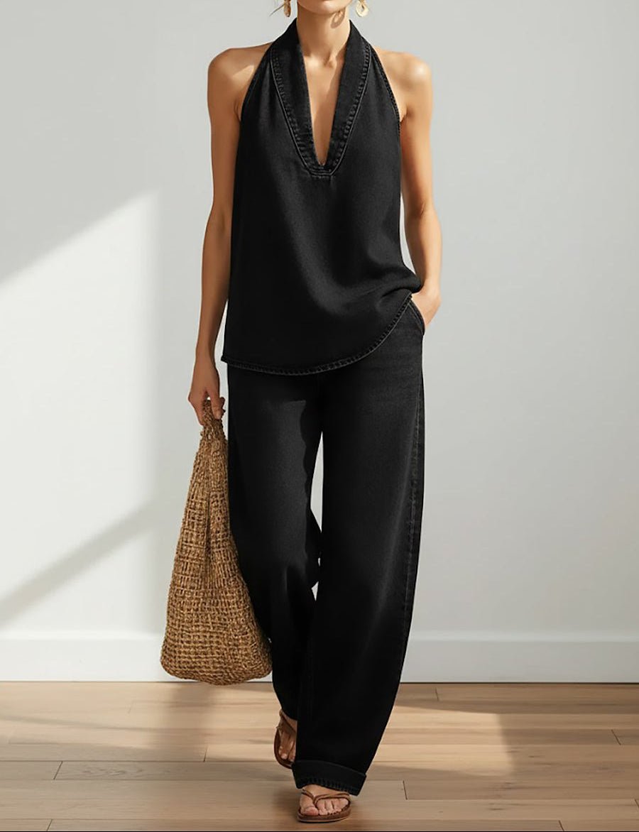 Sienna | Zweiteiliges Jeans-Set