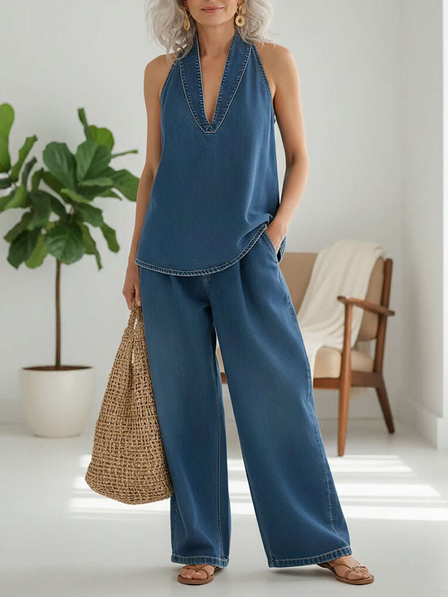 Sienna | Zweiteiliges Jeans-Set