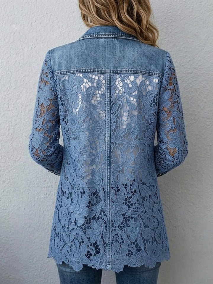 Harper | Blazer mit Spitzeneinsätzen
