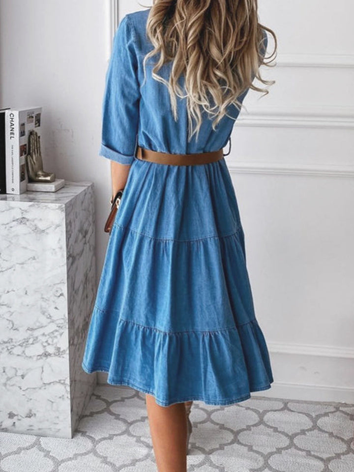 Louisa | Elegantes Jeanskleid