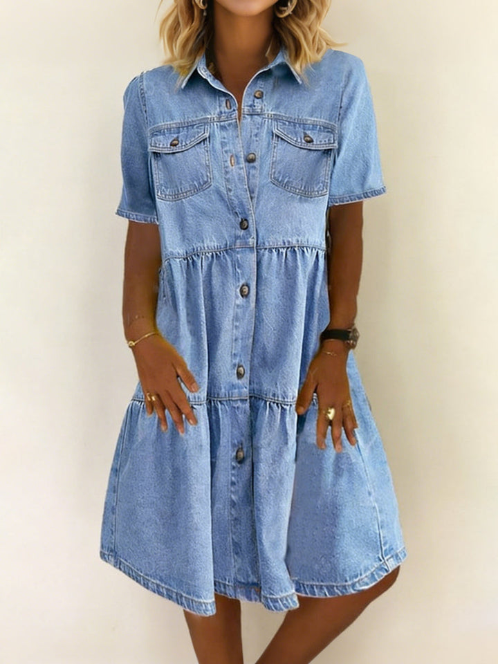 Sienna | Elegantes Jeanskleid