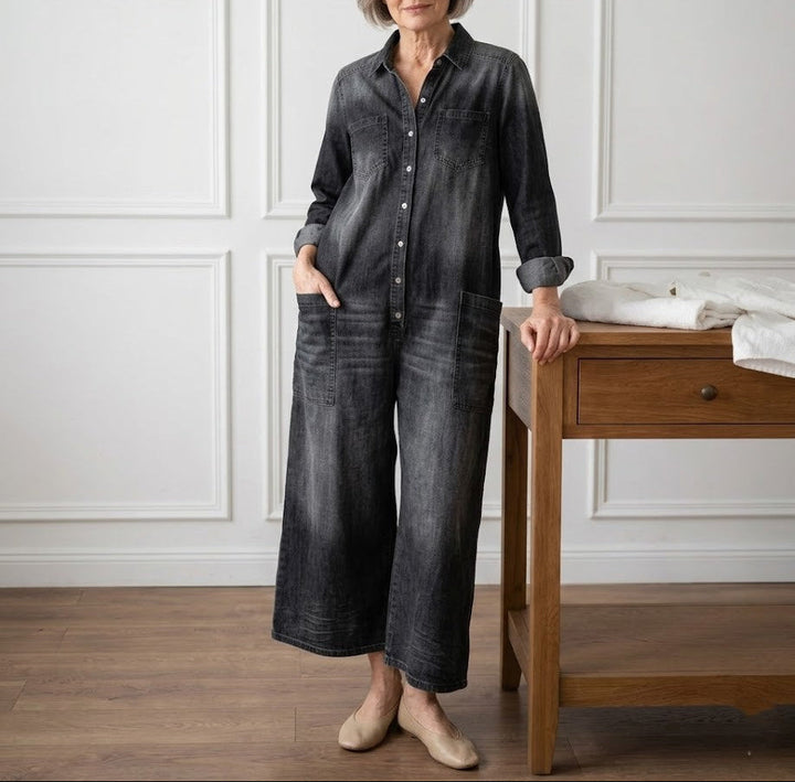 Lily | Jeans-Jumpsuit aus Baumwolle